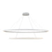 Ovale LED Chandelier in White Finish | Kuzco Lighting