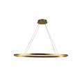 Load image into Gallery viewer, Ovale LED Linear Pendant in Brushed Gold Finish | Kuzco Lighting
