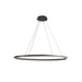 Ovale LED Linear Pendant in Black Finish | Kuzco Lighting