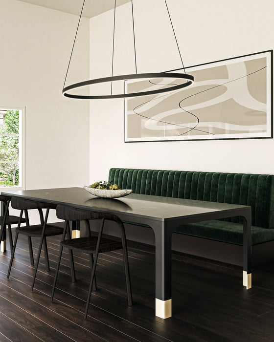 Ovale LED Linear Pendant by Kuzco Lighting