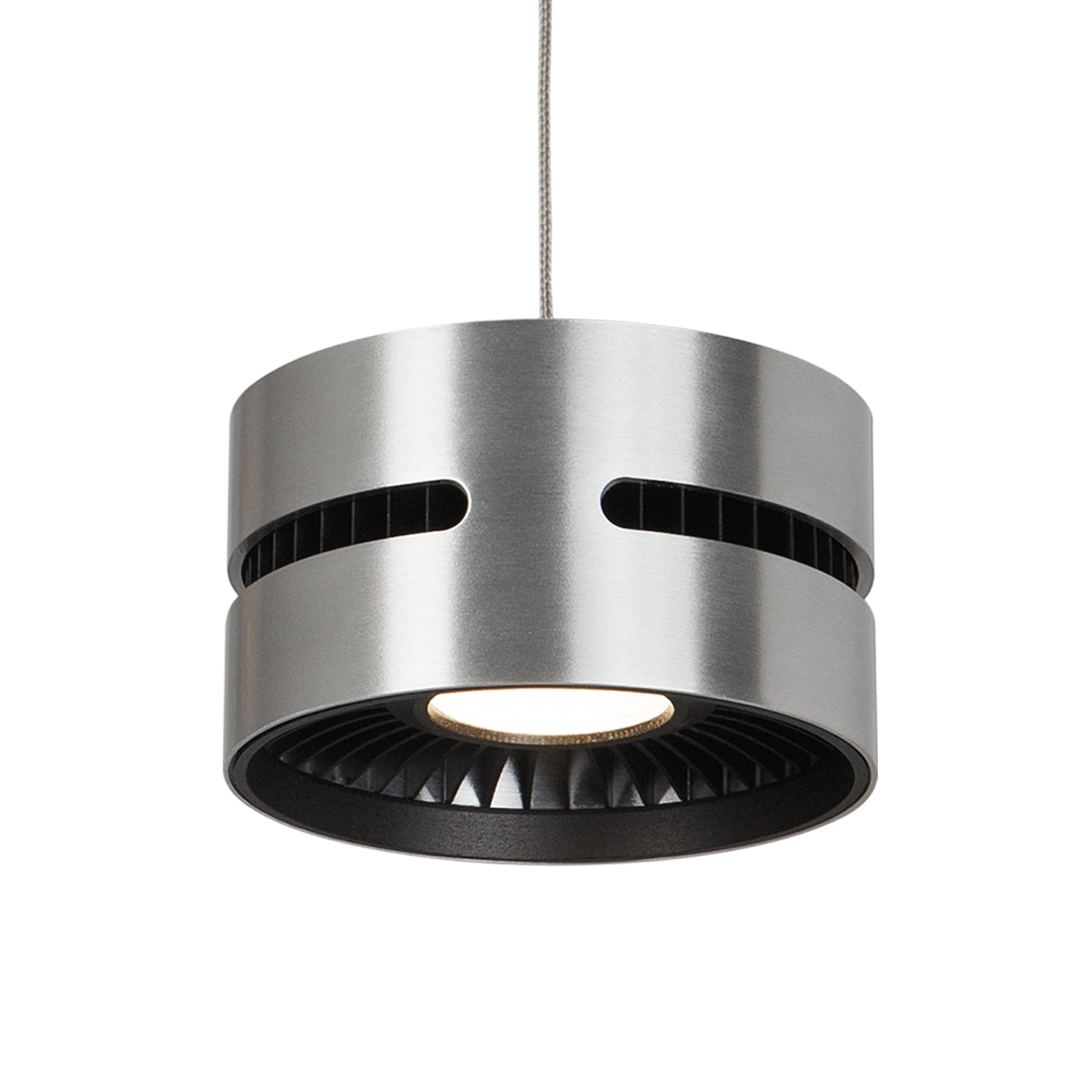 Oxford LED Pendant in Brushed Nickel Finish | Kuzco Lighting