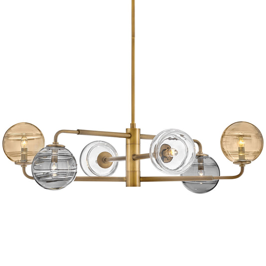 Oberon Chandelier - Heritage Brass