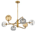 Load image into Gallery viewer, Oberon Chandelier - Heritage Brass
