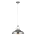 Palmetto 14-in Polished Nickel/Glossy Opal 1 Light Pendant by Alora Lighting | PD344014PNGO | Alora Lighting