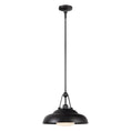 Load image into Gallery viewer, Palmetto 14-in Urban Bronze/Glossy Opal 1 Light Pendant by Alora Lighting | PD344014UBGO | Alora Lighting
