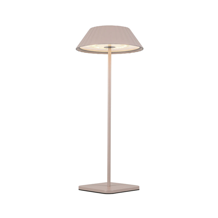 Pela LED Table Lamp in Moonstone Gray Finish | Kuzco Lighting