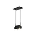 Phoenix LED Linear Pendant in Black/White Finish | Kuzco Lighting