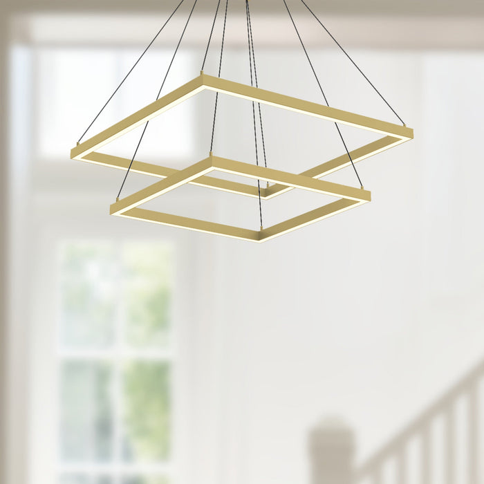 Piazza Two-Tier Chandelier by Kuzco Lighting