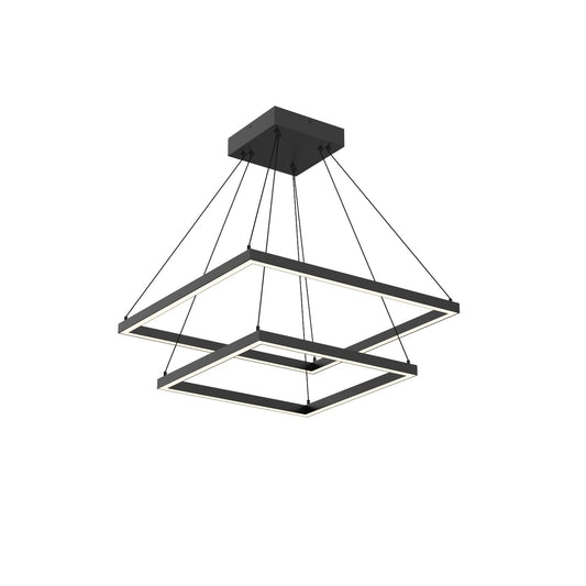 Piazza LED Chandelier in Black Finish | Kuzco Lighting