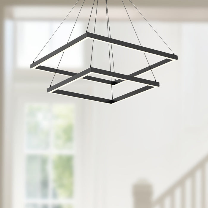 Piazza Two-Tier Chandelier by Kuzco Lighting