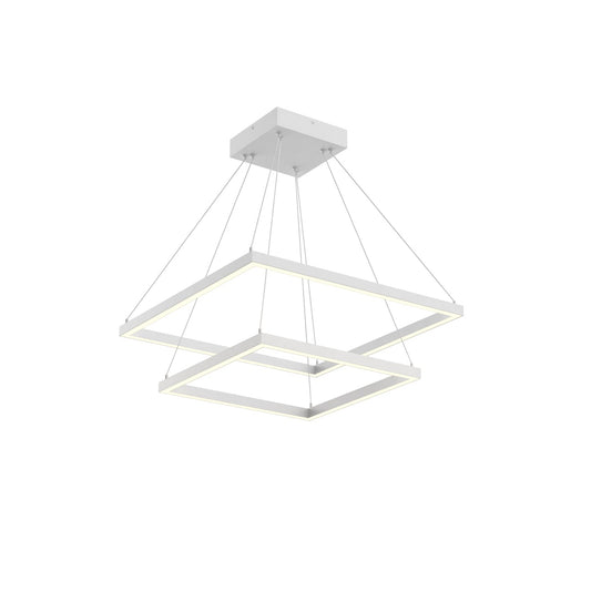 Piazza LED Chandelier in White Finish | Kuzco Lighting