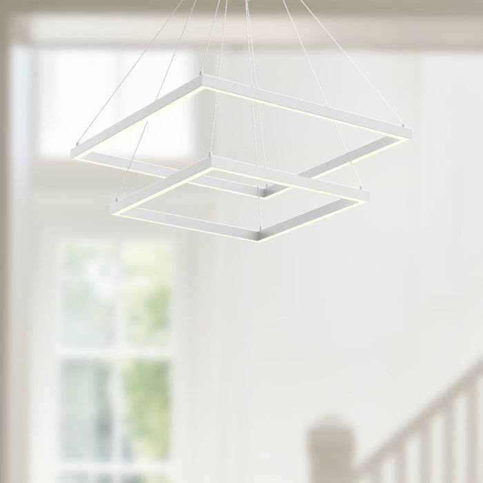 Piazza Two-Tier Chandelier by Kuzco Lighting