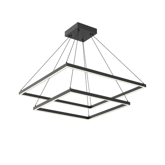Piazza LED Chandelier in Black Finish | Kuzco Lighting