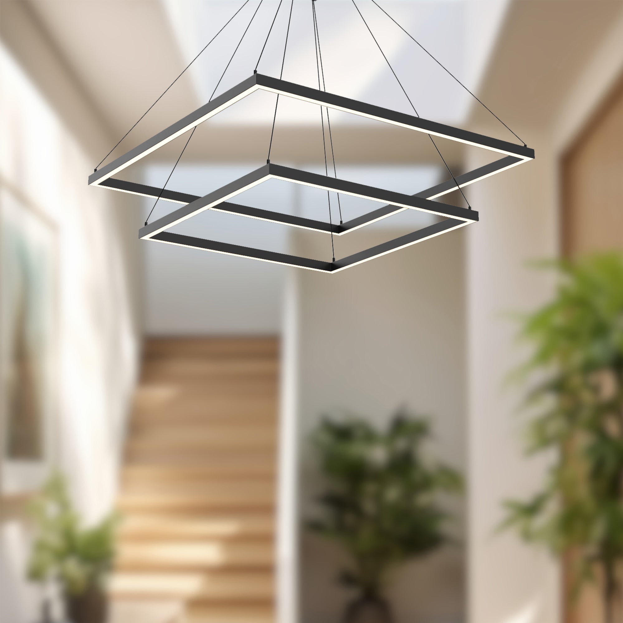 Piazza Two-Tier Chandelier