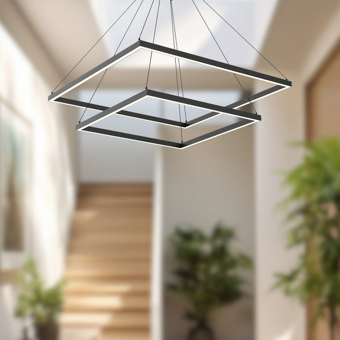 Piazza Two-Tier Chandelier by Kuzco Lighting