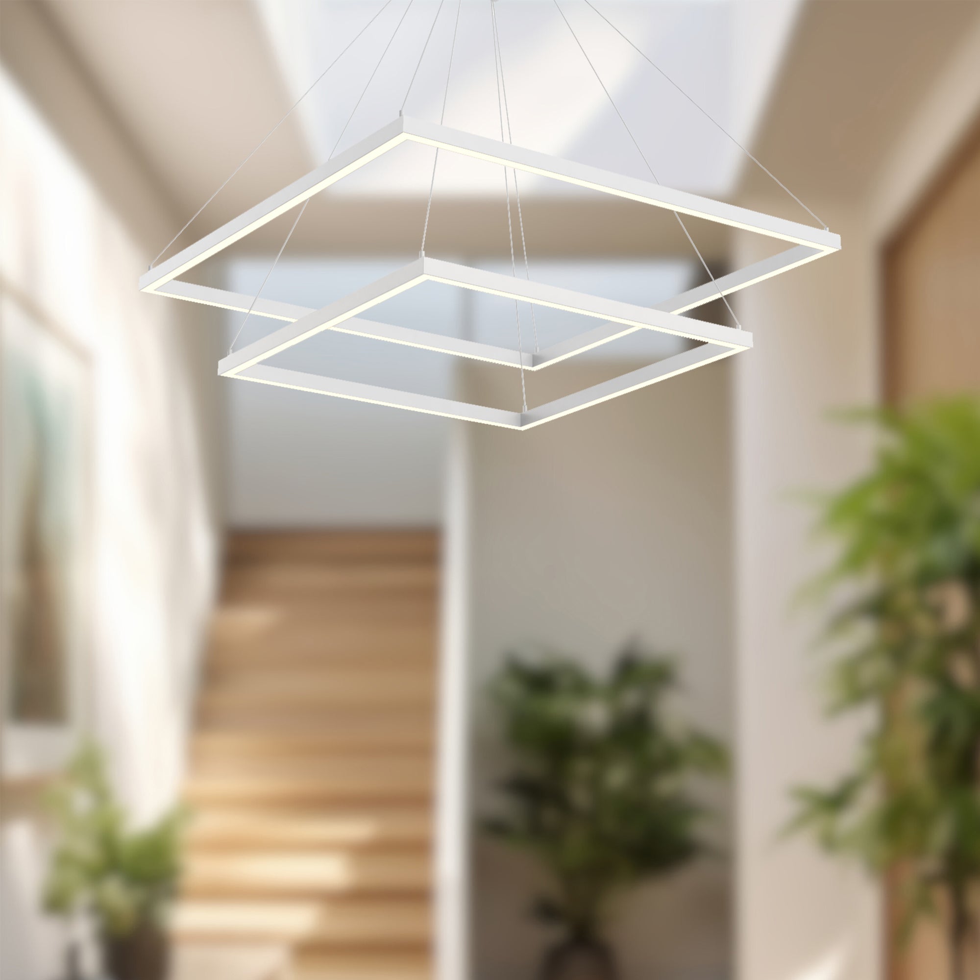 Piazza Two-Tier Chandelier