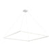 Piazza LED Pendant in White Finish | Kuzco Lighting