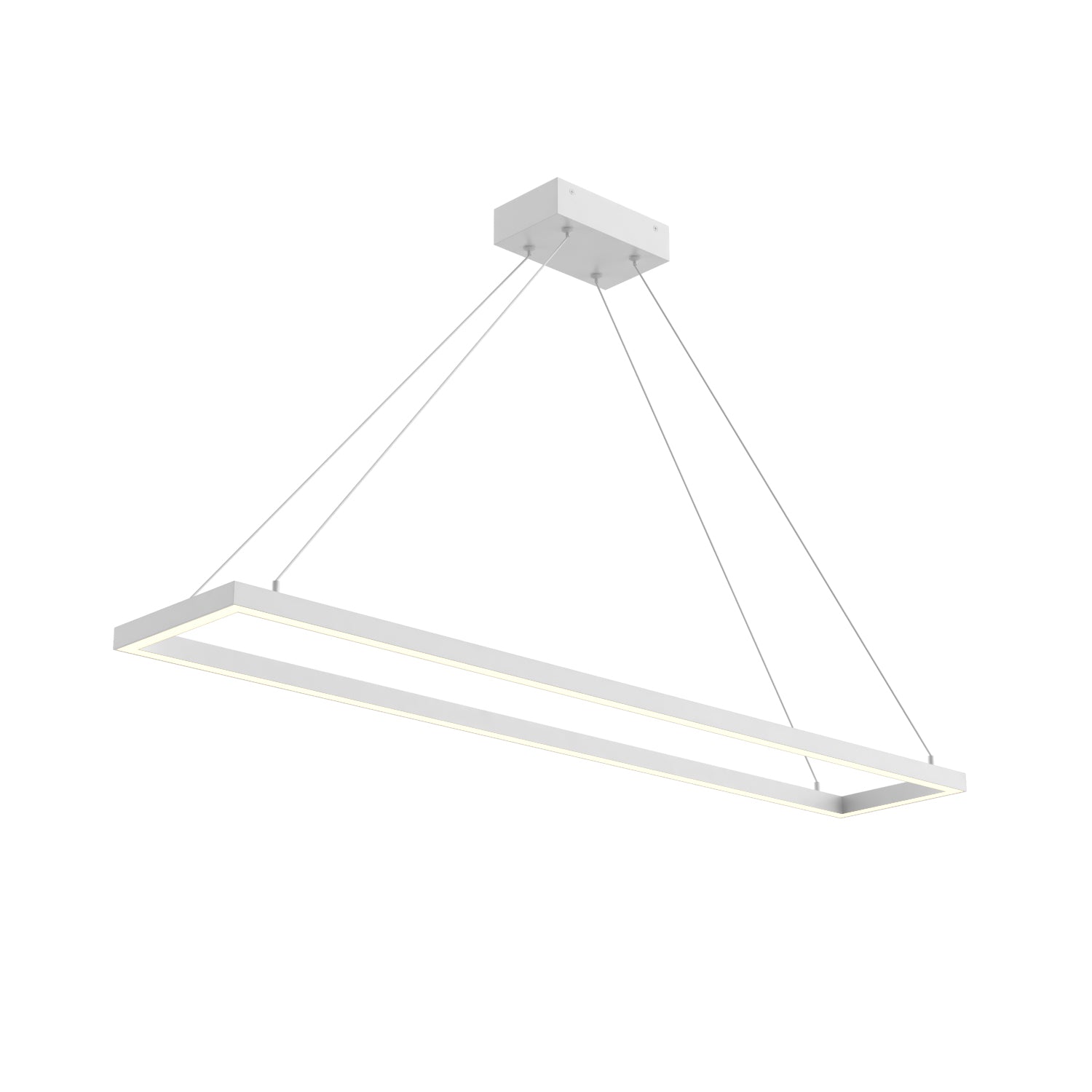 Piazza LED Pendant in White Finish | Kuzco Lighting