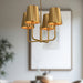 Plisse Chandelier by Alora Lighting