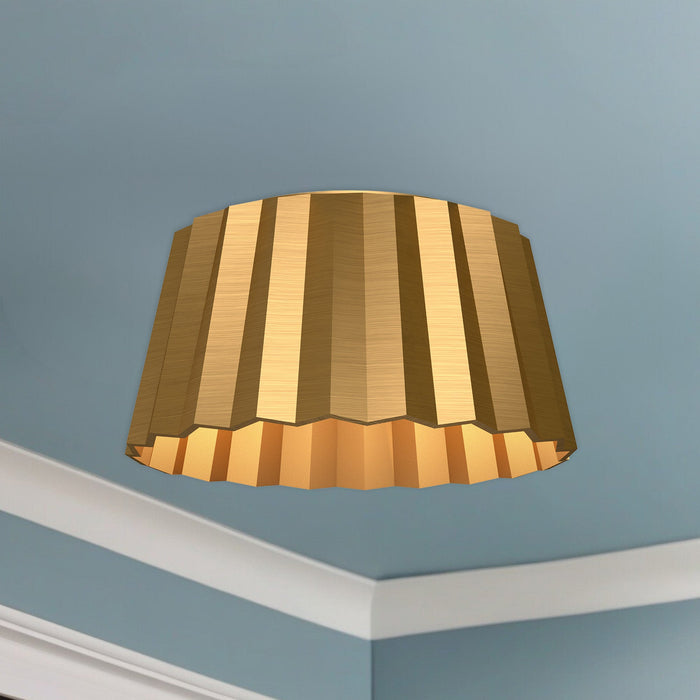 Plisse Flush Mount by Alora Lighting