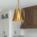 Plisse Cone Pendant by Alora Lighting