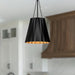 Plisse Cone Pendant by Alora Lighting