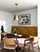 Plisse Cone Pendant by Alora Lighting