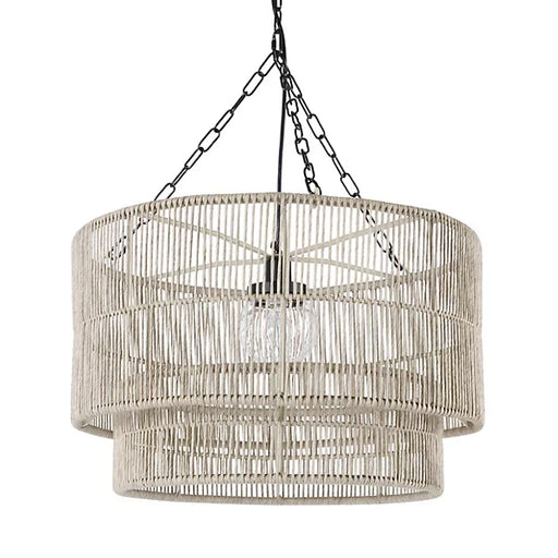 Tanner Drum Outdoor Pendant by Palecek