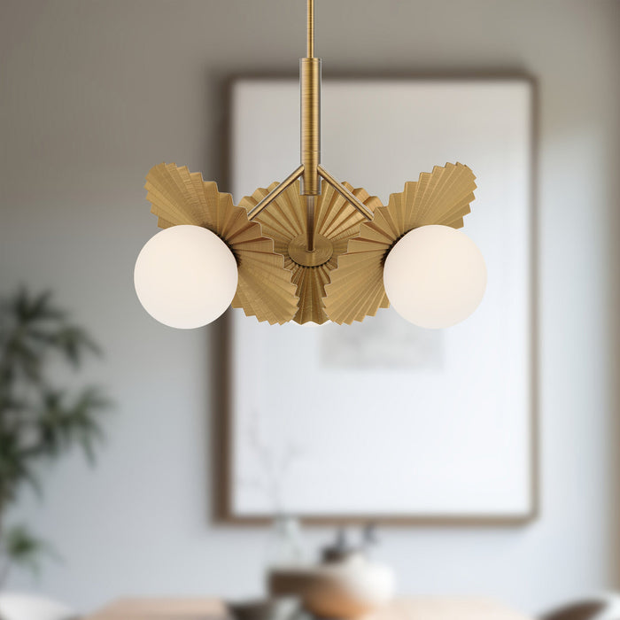 Plume Chandelier by Alora Lighting