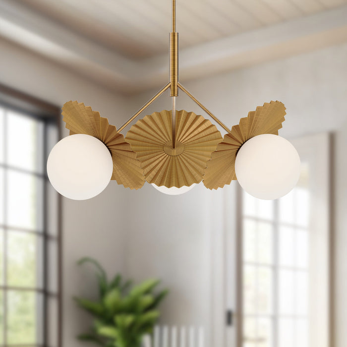 Plume Chandelier by Alora Lighting