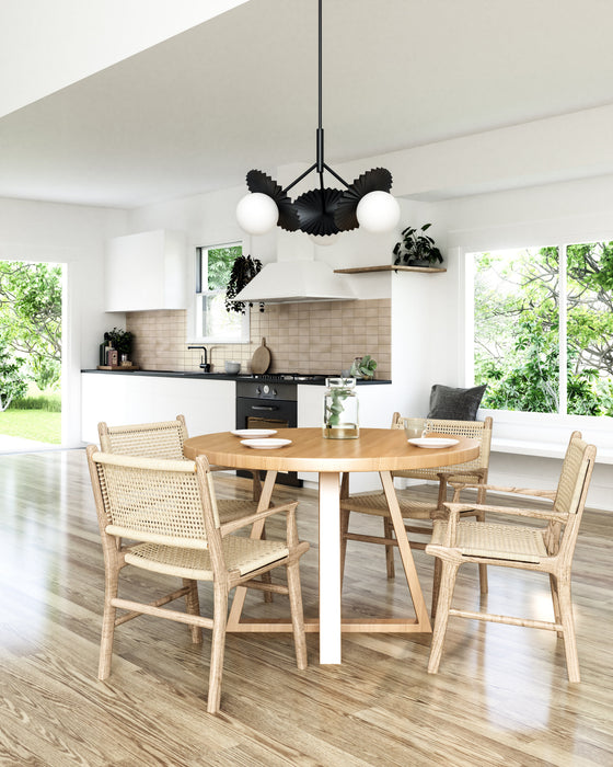 Plume Chandelier by Alora Lighting