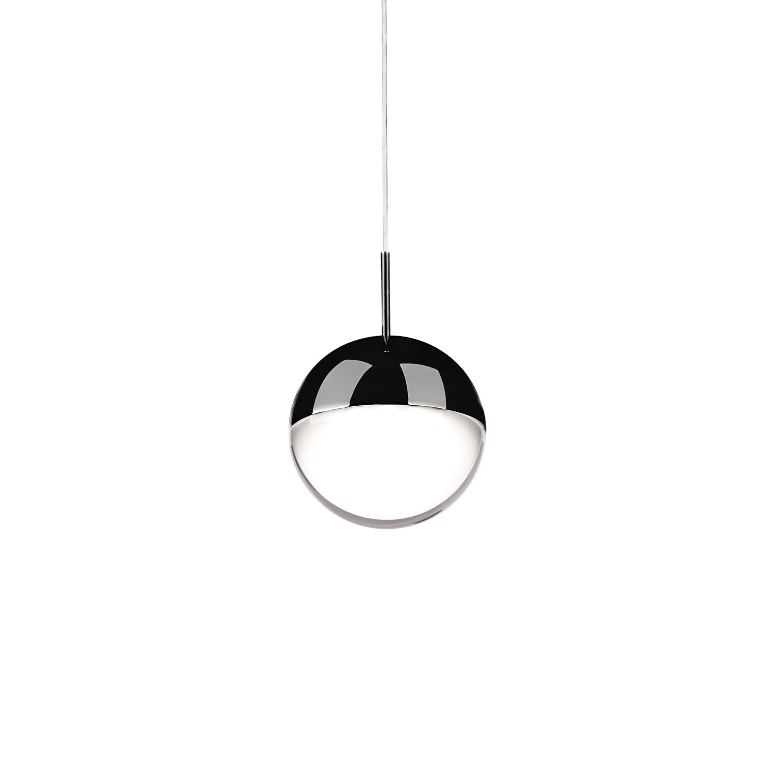 Pluto LED Pendant in Black Chrome Finish | Kuzco Lighting