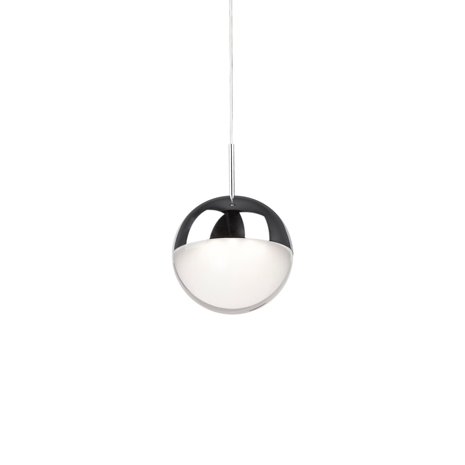 Pluto LED Pendant in Chrome Finish | Kuzco Lighting