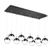 Pluto Multi-Light Pendant in Black Chrome Finish | Kuzco Lighting