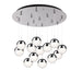 Pluto Multi-Light Pendant in Chrome Finish | Kuzco Lighting