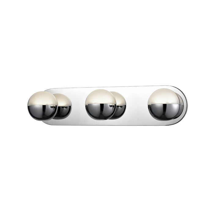 Pluto LED Vanity (2700K) in Chrome Finish | Kuzco Lighting