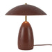 Poppy 12-in Burgundy LED Table Lamp by Alora Lighting | TL437012BGD | Alora Lighting