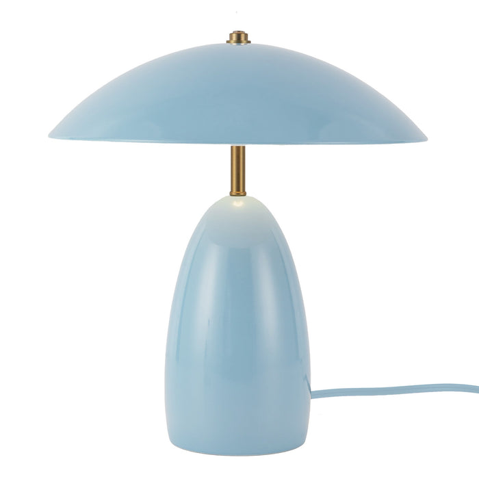 Poppy 12-in Cerulean LED Table Lamp by Alora Lighting | TL437012CER | Alora Lighting