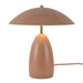 Poppy 12-in Peach LED Table Lamp by Alora Lighting | TL437012PEC | Alora Lighting