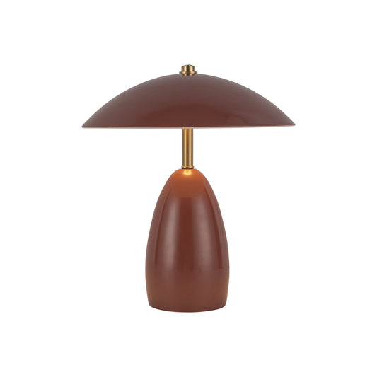 Poppy 9-in Burgundy LED Table Lamp by Alora Lighting | TL437409BGD | Alora Lighting