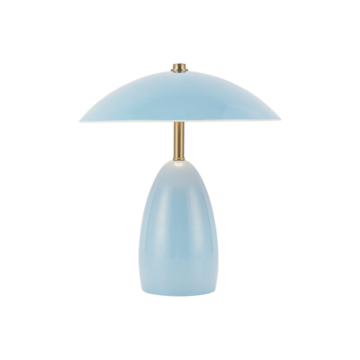 Poppy 9-in Cerulean LED Table Lamp by Alora Lighting | TL437409CER | Alora Lighting