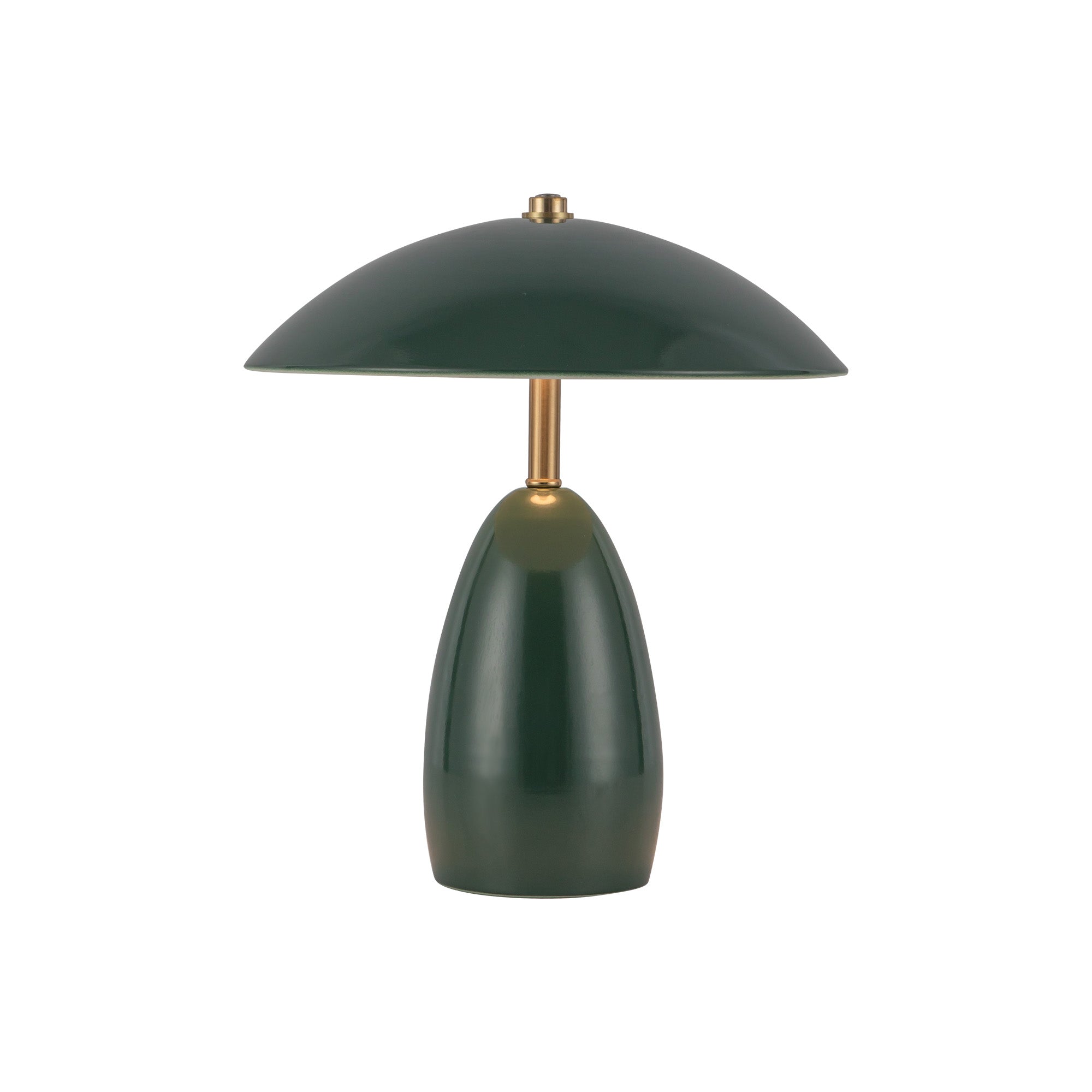 Poppy 9-in Pine Green LED Table Lamp by Alora Lighting | TL437409PGN | Alora Lighting