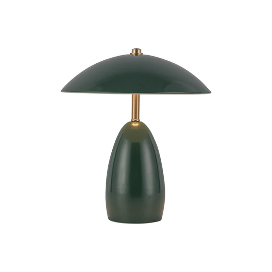Poppy 9-in Pine Green LED Table Lamp by Alora Lighting | TL437409PGN | Alora Lighting