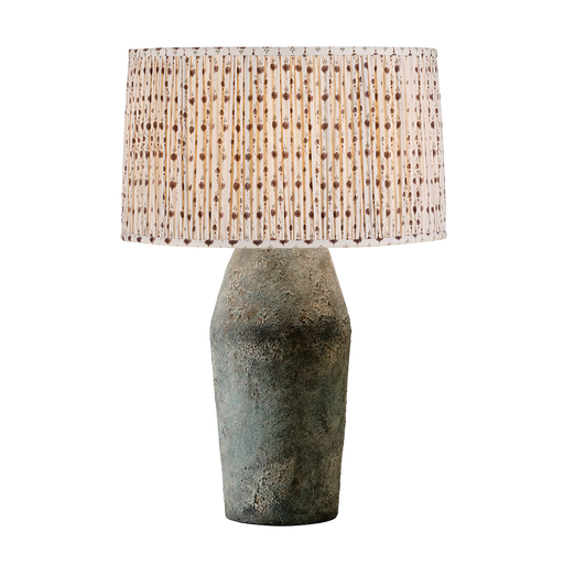 Artifact Table Lamp With Primrose Red Shade by Troy Lighting by PTL1005-P102
