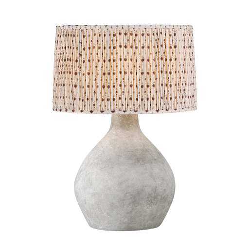 Zen Table Lamp With Primrose Red Shade by Troy Lighting by PTL1008-P102