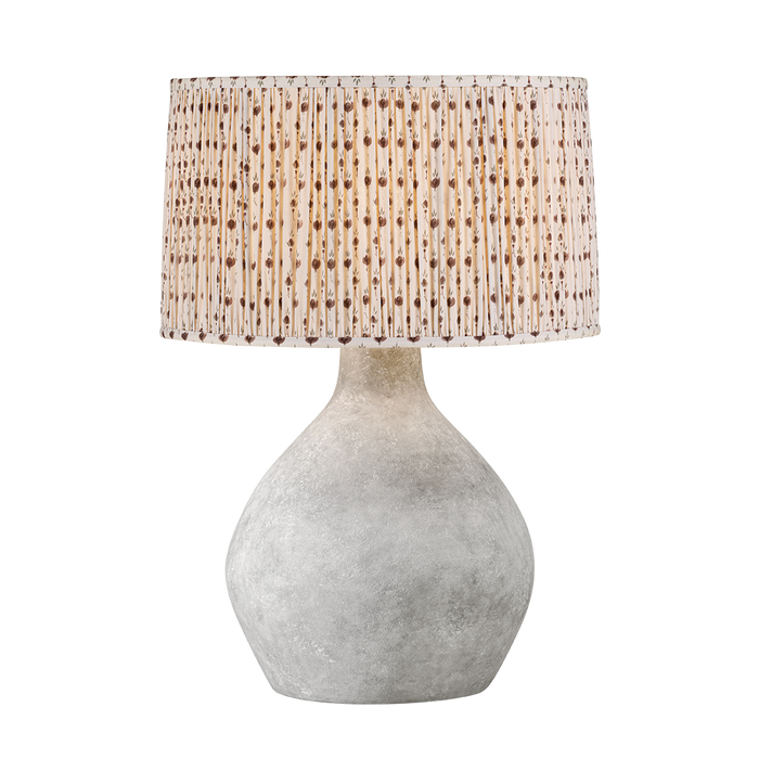 Zen Table Lamp With Primrose Red Shade by Troy Lighting by PTL1008-P102