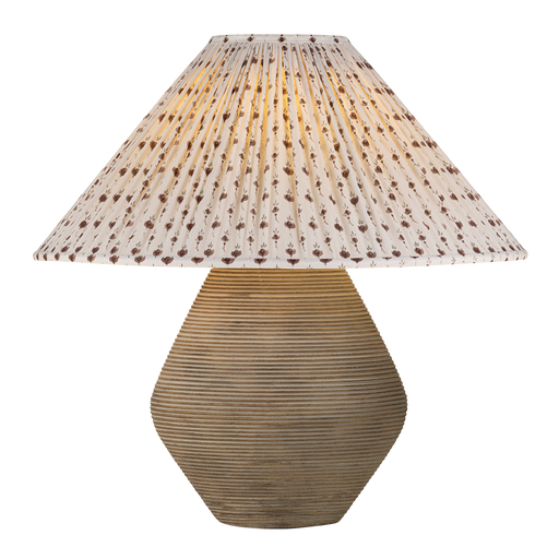 Calabria Table Lamp With Primrose Red Shade by Troy Lighting by PTL1011-P302