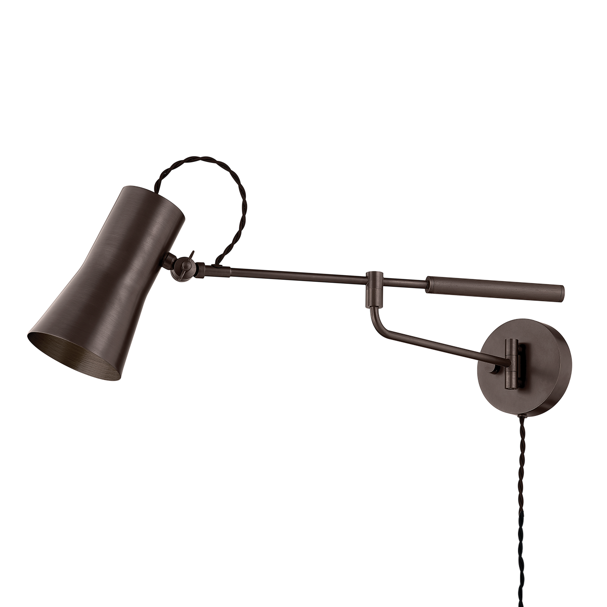 NOVEL Plug-in Sconce by Troy Lighting - Bronze Finish
