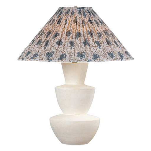 Kamas Table Lamp With Bloom Slate Shade by Troy Lighting by PTL4930-PBR/CIX-P301