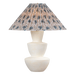 Kamas Table Lamp With Bloom Slate Shade by Troy Lighting by PTL4930-PBR/CIX-P301